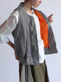 LASUD/ラシュッド LASUD MICALLE MICALLE MA－1タックデザインベスト/508067653