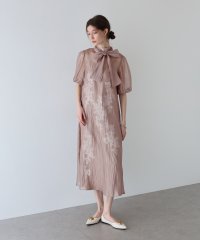 J by blue/ジェーバイブルー J by blue 《結婚式 パーティー 二次会》インナー付きバックリボンジャガードドレス/504575003