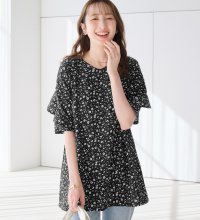 Alotta/アロッタ Alotta フリル袖Tシャツチュニック/507046993
