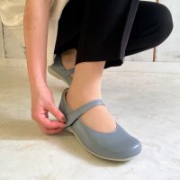 BLANC / BLEU/ブランブルー blanc/bleu 大きめサイズ【日本製】【本革】【3E幅】ふかふかインソール メリージェーン ストラップパンプス/507113231