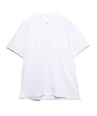 sanideiz TOKYO/サニデイズ トウキョウ sanideiz TOKYO メッシュグロスドライ ノーカラーポロシャツLADIES/508065312