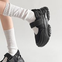 Shoes in Closet/シューズインクローゼット Shoes in Closet －シュークロ－ 軽量厚底 ボリュームソール ベルクロストラップ サンダルライク スニーカー 2419/508066262