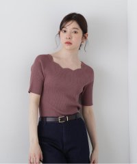 PROPORTION BODY DRESSING/スカラップリブニット/508069978
