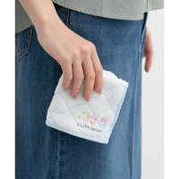 Honeys/ハニーズ Honeys ハンカチタオル ハンカチ タオルハンカチ ミニタオル 綿100％ 刺繍 ワンポイント ユニーク ダイヤモンドジャカード フェミニン レデ/508070172