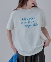 etoll./エトル etoll. 手書き風ロゴデザインミドルTシャツ/508070495