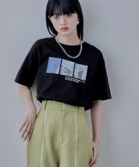 etoll./エトル etoll. フォトプリントコンパクトTシャツ/508070497