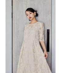 niana/ニアナ niana フラワーレースフレアドレス 結婚式 成人式 二次会 同窓会 パーティードレス オケージョンドレス お呼ばれワンピース/508070505