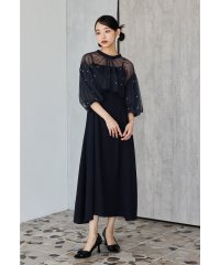 niana/ニアナ niana パールチュールボレロセットドレス キャミワンピース 2点セット リボン 結婚式 二次会 成人式 同窓会 パーティードレス オケージョンドレス/508070508