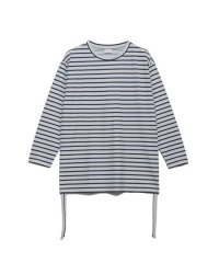 sanideiz TOKYO/サニデイズ トウキョウ sanideiz TOKYO PLAY with WATER トリコット シャーリング長袖Tシャツ LADIES/508072295