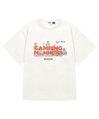 NANGA/ECO HYBRID CAMPING MANNERS PEG&ROPE TEE/508074281