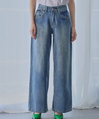 Ampirula/アンピルーラ Ampirula ウォッシュワイドデニムパンツ/508075252