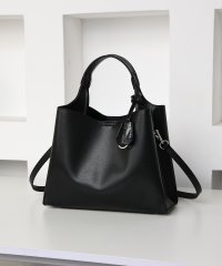 UNGRID bag/アングリッド Ungrid 軽量スムース クロコキーチャーム付両アオリポケットハンドバッグ/508075338