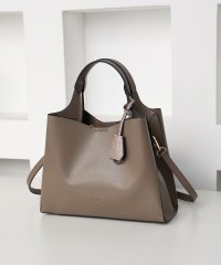 UNGRID bag/アングリッド Ungrid 軽量スムース クロコキーチャーム付両アオリポケットハンドバッグ/508075338