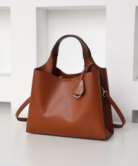 UNGRID bag/アングリッド Ungrid 軽量スムース クロコキーチャーム付両アオリポケットハンドバッグ/508075338