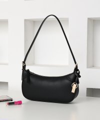 UNGRID bag/アングリッド Ungrid シンプルスムース プレートチャーム付ミドルショルダーバッグ/508075346
