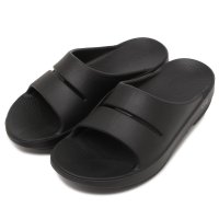 OOFOS/ウーフォス OOFOS サンダル ミュール ウーアースライド リカバリーサンダル ブラック メンズ レディース OOFOS OOAHH SLIDE BLK/508075416