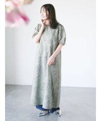 Te chichi TERRASSE/【日比谷花壇コラボ】刺繍ライクプリントワンピース/508075556