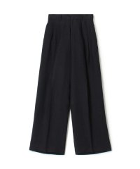 MACPHEE/リネンレーヨンツイル タックワイドパンツ/508075598