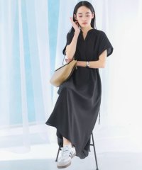 URBAN RESEARCH ROSSO/ウォッシャブルセミシアーキーネックワンピース/508075750