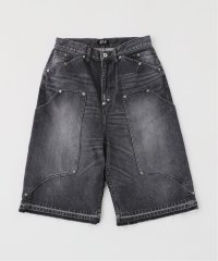 PULP/FAF / フェイク アズ フラワーズ NEWCOMMUNE AGED BAGGY DENIM SHORTS/508075945