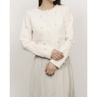 12Twelve Agenda/トゥエルブアジェンダ 12Twelve Agenda ビジューデザインモールカーディガン/508076105