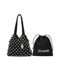 jouetie/ジュエティ jouetie ロゴ巾着付 ビーズ編みバッグ/508076275