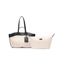 UNGRID bag/アングリッド Ungrid リネンキャンバスコンビ カードケース付トートバッグ/508076287