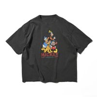 HOMEGAME/ホームゲーム HOMEGAME MICKEY and friends － VINTAGE TEE SUMI BLACK 【DMK－ST65】/508076317