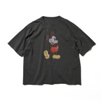 HOMEGAME/ホームゲーム HOMEGAME MICKEY － VINTAGE TEE SUMI BLACK 【DMK－ST67】/508076318