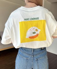 アンドミー andme FRUIT PLATTER ロゴ プリント 半袖 Tシャツ
