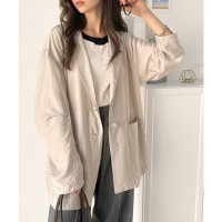 Classical Elf/クラシカルエルフ Classical Elf 大人の透け感が上品ヘルシー。オーバーサイズシアー素材テーラードジャケット/508076466