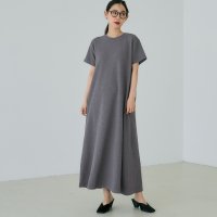 coca/コカ coca エンボス半袖マキシワンピース/501200160