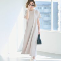coca/コカ coca エンボス半袖マキシワンピース/501200160