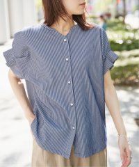 ikka/シアサッカー2WAY袖タックプルオーバー/507970000
