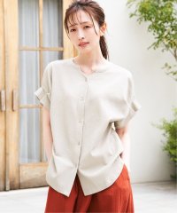 ikka/シアサッカー2WAY袖タックプルオーバー/507970000