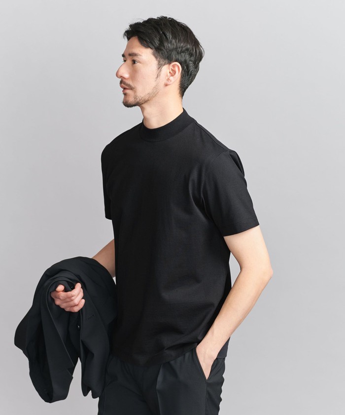 モックネックTシャツ《BODYWILD×ゼロプレッシャー》《長袖