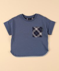 COMME CA ISM KIDS/ワッシャーチェック使い 半袖Tシャツ(ベビーサイズ)/508023729
