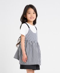 COMME CA ISM KIDS/ギンガムチェック キャミソール＆Tシャツセット/508023772