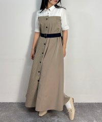 NICOLE CLUB/ドッキング風シャツワンピース/508023913