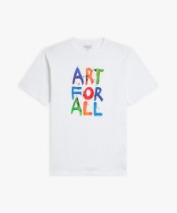 agnes b. FEMME/コットン プリント 半袖 アーティスト Tシャツ "Gilbert & George"（ユニセックス）/508048610