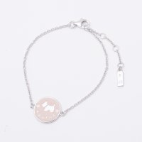 AGATHA PARIS/アガタ パリ AGATHA PARIS スコッティブレスレット、エナメルディスク、ホワイト/508054938