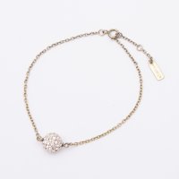 AGATHA PARIS/アガタ パリ AGATHA PARIS ブーラブレスレット、パヴェ、ベージュ/508054941
