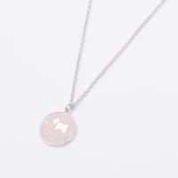 AGATHA PARIS/アガタ パリ AGATHA PARIS スコッティネックレス、エナメルディスク、ピンク/508054957