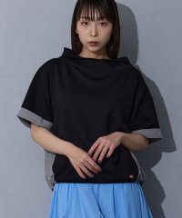 NICOLE white/異素材半袖プルオーバー/508067544