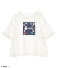 Green Parks/グリーン パークス Green Parks miffy/フラワープリントTシャツ/508077084