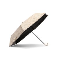 because/ビコーズ because 折りたたみ傘 晴雨兼用 軽量 ブランド 傘 日傘 折りたたみ レディース コンパクト 裏面黒 UVカット 遮光 遮熱 手動 シンプル /508077714