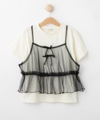 SHOO・LA・RUE(Kids) /【130－150cm】チュールキャミドッキングTシャツ/508077758