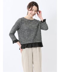 m.f.editorial/カットツイード レイヤード風プルオーバー/508077802