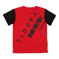 TIGORA/ティゴラ TIGORA ジュニア 半袖機能Tシャツ iCOOL 遮熱UV 切替グラフィックTシャツ TR－9A4145TS/508077845