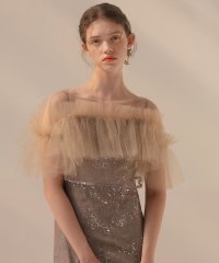 Leja/レジャ Leja チュールフリルボレロペイントマーメイドドレスワンピース2点セット美脚効果結婚式 パーティードレス 成人式 二次会 同窓会 お呼ばれ オケージョ/508077853